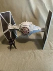 Star Wars POTF2 Tie Fighter Ship With Tie Pilot Action Figure 1995 Kenner