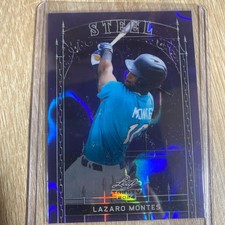 2024 Leaf Trinity - Steel Lazaro Montes #S-65 Purple Laser 17/49 (RC)