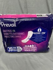 Prevail Incontinence Bladder Maximum Absorbency Control Pads, Long, 39 Count