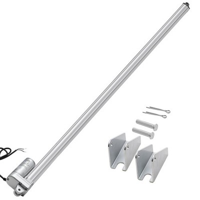 12V Linear Actuator, 40 Inch IP65 Waterproof Linear Actuator, 675lbs/3000N 0.2''/