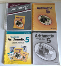 Abeka Arithmetic 5 Teacher Book Set Quiz/Test...