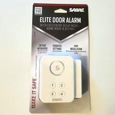 SABRE Elite Door Alarm With Exit/Entry Delay Mode  Home Mode  Keypad