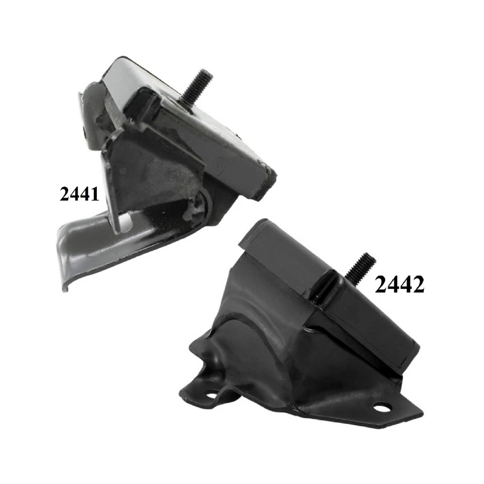 2 PIEZAS MONTAJE MOTOR DELANTERO APTO FORD F-100, F-150, F-250, F-350 4.9L (Diseño Tardío) Foto 2 de 4