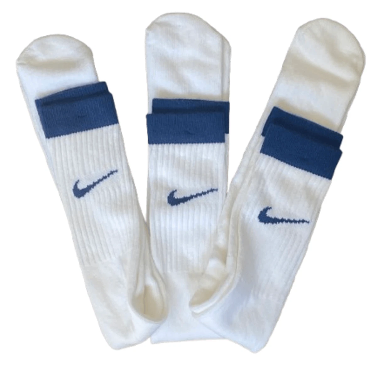 OG 90's NIKE SWOOSH BASKETBALL TUBE SOCKS SKATER RETRO DS VTG OTC 3 PAIRS 22" IN