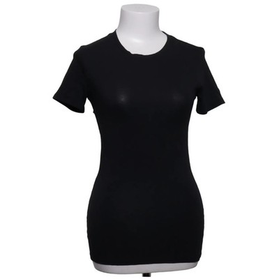 Commission, T-shirt, Größe: M, Schwarz, Einfarbig, Damen #HQL
