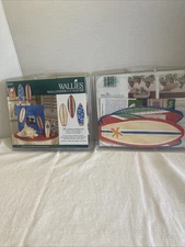 50 Kids Wallies Wallpaper Cutouts New 12193 Surfboards.