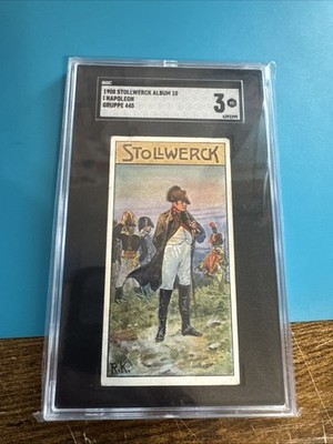 1908 Stollwerck Chocolates Food Issue Napoleon Bonaparte #445-1 15ia  SGC 3