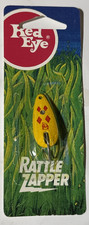 Vintage     Red Eye    Rattle Zapper spoons  w/weed guard   Five of Diamonds