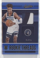2020 Panini Absolute Memorabilia Rookie Threads Level 2 /25 Jaden McDaniels g9t