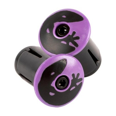 Lizard Skins - Packaged DSP Bar Tape Plugs - Violet Purple