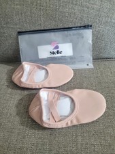 STELLE Pink Ballet Dance Shoes Sz 9MT Girl's