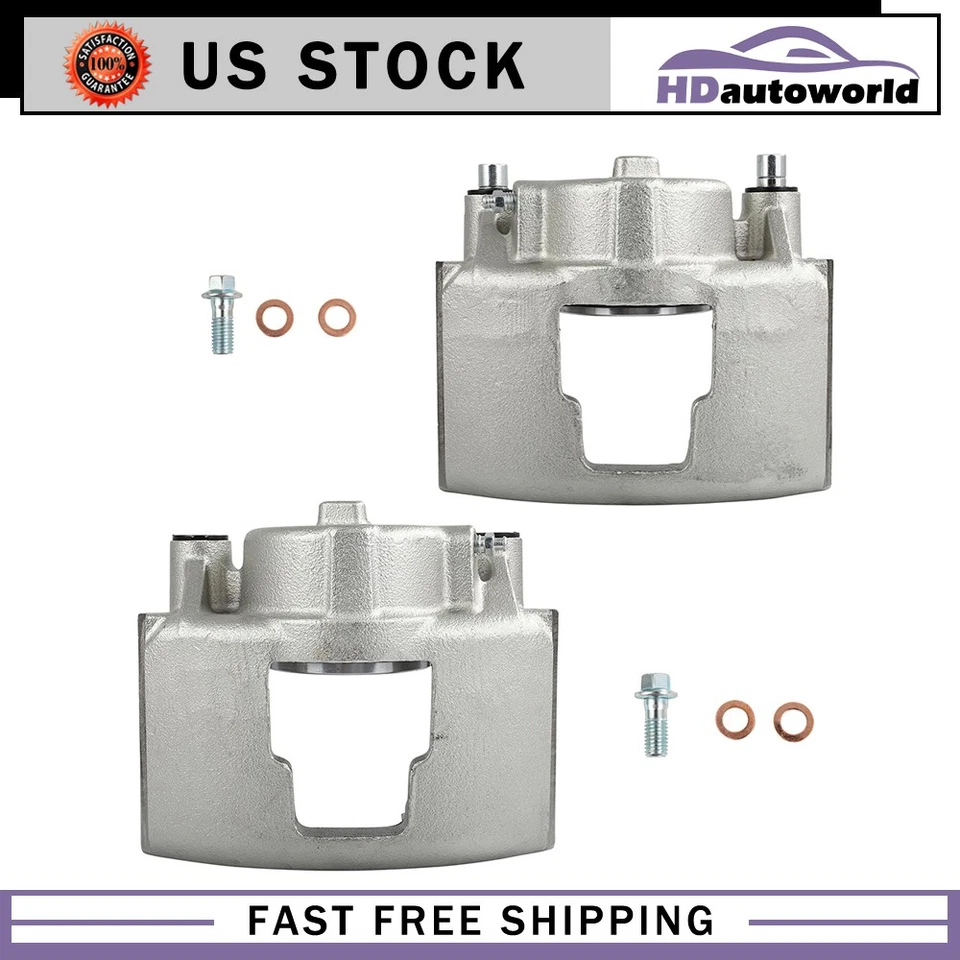 2x Pinzas de freno de disco delanteras para 1990-2000 GMC C3500 1996-01 CHEVY EXPRESS 3500 Foto 2 de 4