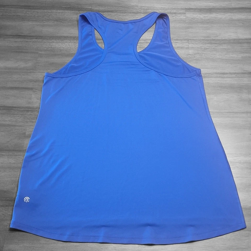 C9 Champion女式锻炼背心L皇家蓝色健身房瑜伽赛车二手状况完好 — 第 4/4 张图片