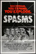 Spasms (1983) Original Movie Poster Folded 27x41