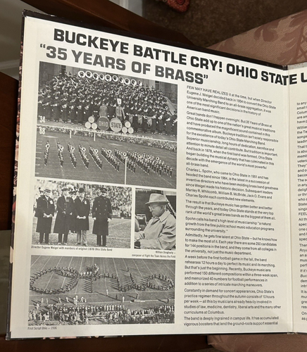 OHIO STATE MARCHING BAND - LP - Buckeye Battle Cry! - Gatefold - Charles Spohn - Picture 3 of 8