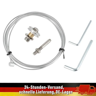 Roller Bearing Pulley & Cable Kit For Lambretta Clutch Assist Mk4 Upgrade Kit