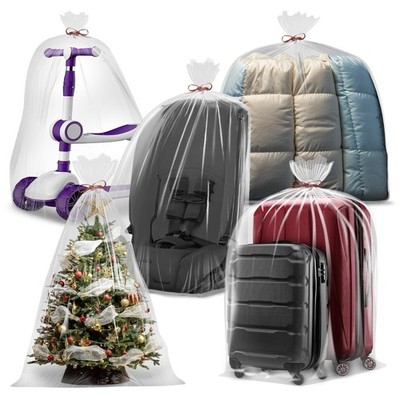 Bolsas de plástico transparente extra grandes 40'' x 58'' y 2 milésimas pulgada