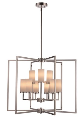 Trans Globe 71369 PC 9 Light Polished Chrome Up Pendant