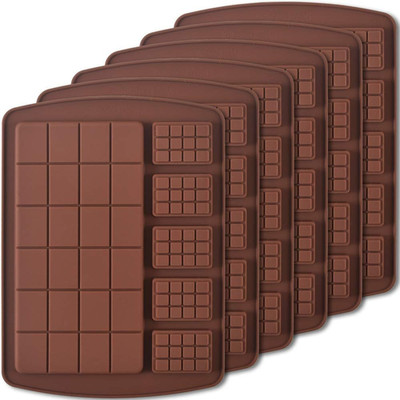 Schokoladenform Set für Waffeln und Riegel   lebensmittelecht, temperaturbeständ