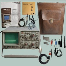 HAMEG HM205-2 20MHz 2CH Analog/Digital Storage Oscilloscope Tested & Complete