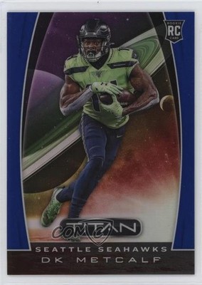 2019 Panini Chronicles Titan Blue 1/75 DK Metcalf #T17 Rookie RC 4f5