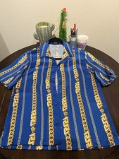 Versace Men's Button-Up Shirt, Size 44
