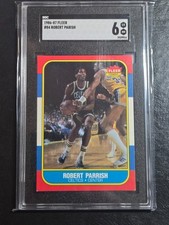 1986-87 Fleer - Robert Parish #84 SGC 6