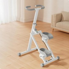 Stepper Pieghevole Con Manubrio, Attrezzo Salvaspazio Per Esercizi Di