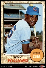 1968 Topps #37 Billy Williams Cubs HOF 4 - VG/EX