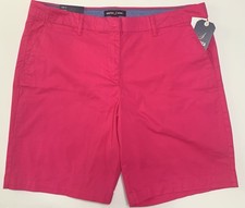 New Nautica Jeans Riviera Short Size 14 Hot Pink Capri New With Tag