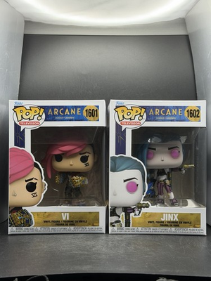 #ad Funko Pop Arcane Vi amp; Jinx 2 Pack #1601 amp; #1602 – Mint Box W Protector $44.99