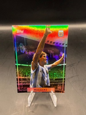 2025 TOPPS Focus Argentina 22 Oscar Ruggeri /99