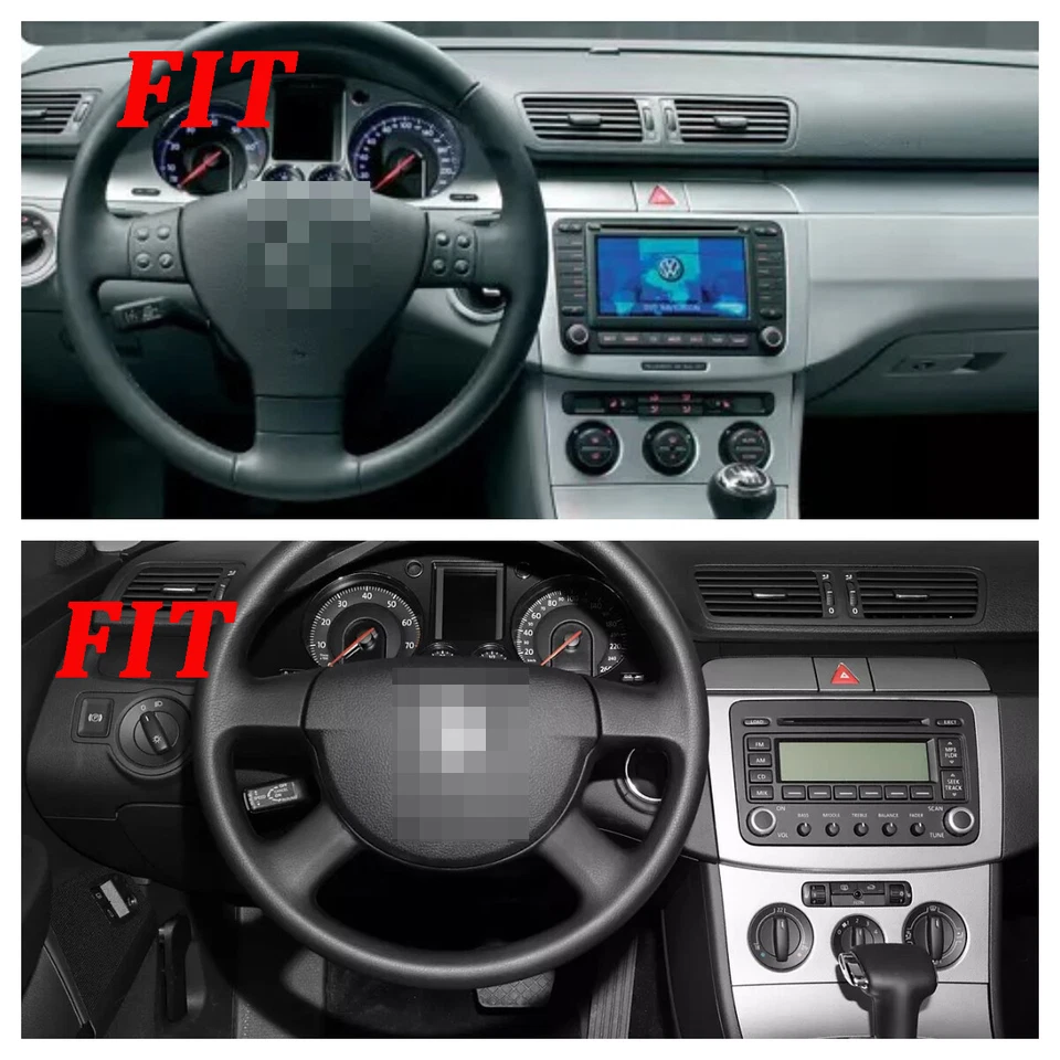 Für VW Passat 2006-2010 Android 13 Autoradio 13.0 GPS CarPlay 2+32GB WIFI SWC FM - Bild 3 von 4