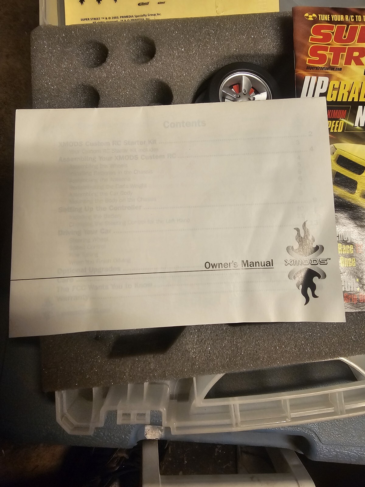 XMODS RC Yellow Skyline Car And Controller AWD Drift And Extras