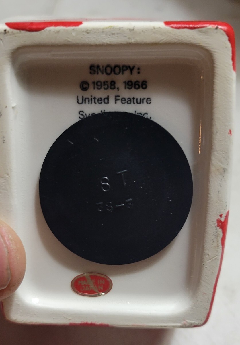 1966 Ceramic Peanuts Snoopy Fries Bank | eBay 1966 Ceramic Peanuts Snoopy Fries Bank | eBay