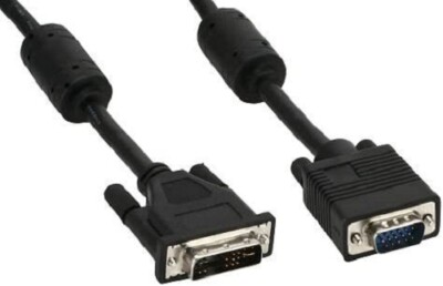 Skymaster 2m DVI-A Kabel, analog 12+5 Stecker auf 15pol HD Stecker VGA