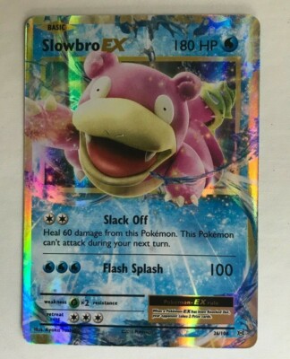 Slowbro EX 26/108 Ultra Rare Holo Pokemon XY Evolutions - Pack Fresh