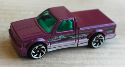 Hot Wheels 1991 GMC Syclone Pickup Truck flieder HW Mattel Auto Car fuchsia ´91