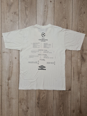 MANCHESTER UNITED 1999 ULC FINAL VINTAGE FOOTBALL SHIRT SOCCER