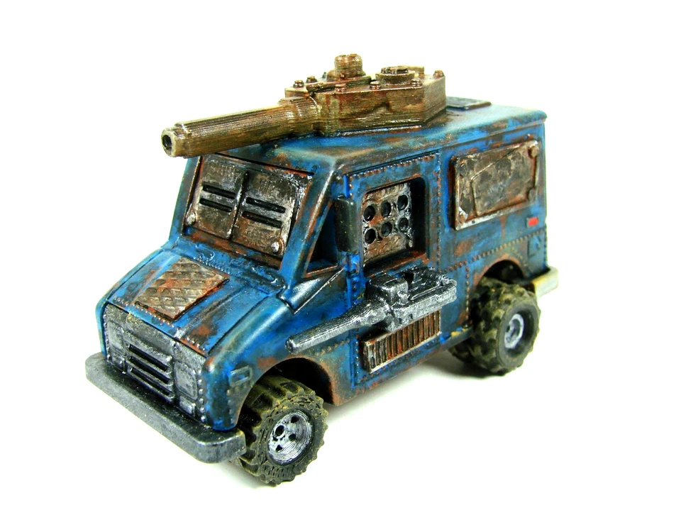 Camión de servicio Gaslands MBX Matchbox personalizado diecast 1/64 Mad Max AutoKill Foto 2 de 4