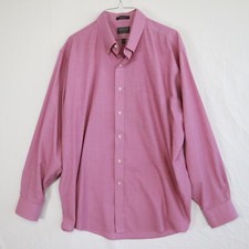 Arrow Shirt Mens 17.5 34/35 Regular Fit Wrinkle Free Button Down Long Sleeve