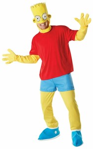 maschera di bart simpson