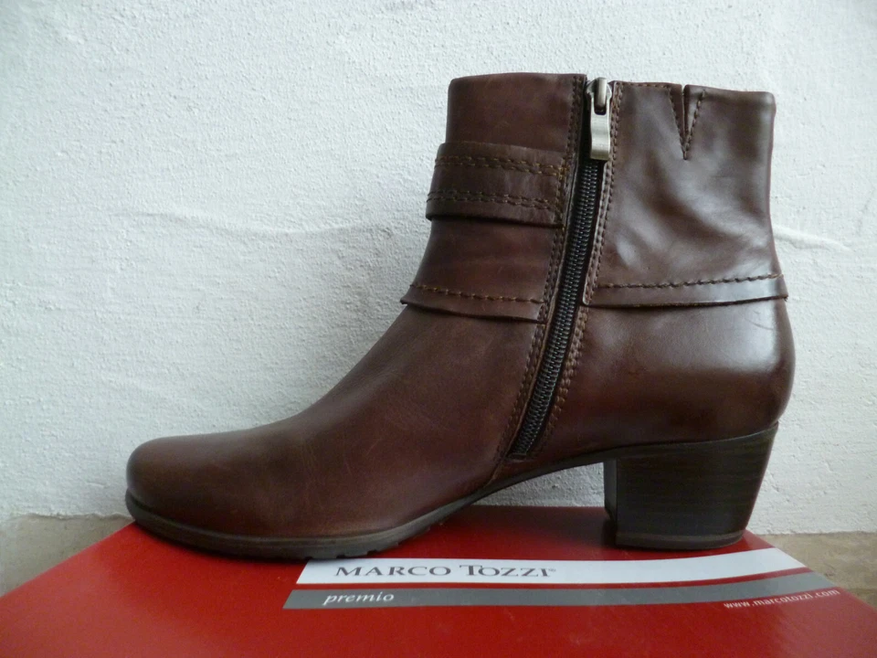 Marco Tozzi Women's Ankle Boots Boot Brown NEW! - Image 2 of 4