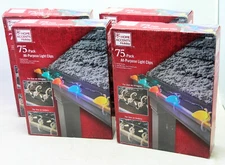 All Purpose Christmas Gutters Shingles Roof Light Clips Hook Hangers -Lot of 300