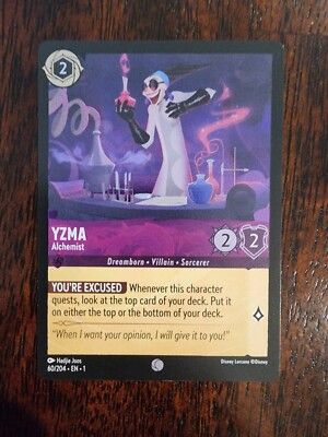 Yzma - Alchemist 60/204 COLD Foil Disney Lorcana The First Chapter NM