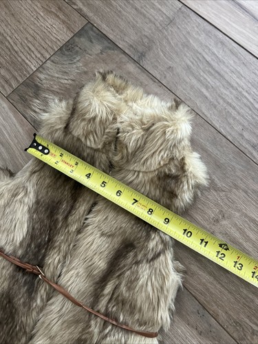 ZARA KIDS GIRL'S BROWN FAUX FUR SLEEVELESS LINED VEST Size XXS - Picture 15 of 23