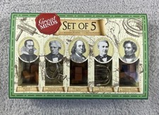 Great Minds Set Of 5 Puzzle Compendium 3 Wooden 2 Metal New In Box