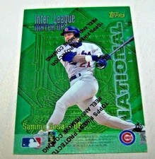 1997 Topps Inter-League Match Up Finest Insert #ILM5 Frank Thomas Sammy Sosa