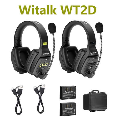 Saramonic WiTalk WT5D Full-Duplex Dual-Ear Wireless Intercom Headset System NEW - Picture 7 of 14