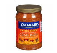Zatarain's Extra Spicy Pre-Seasoned Crab and Shrimp Boil - 63Oz